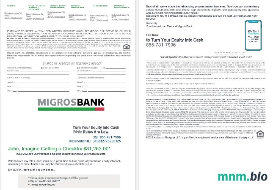 Szwajcaria Migrosbank wyciąg z kredytu hipotecznego w formatach Word i PDF 3-4